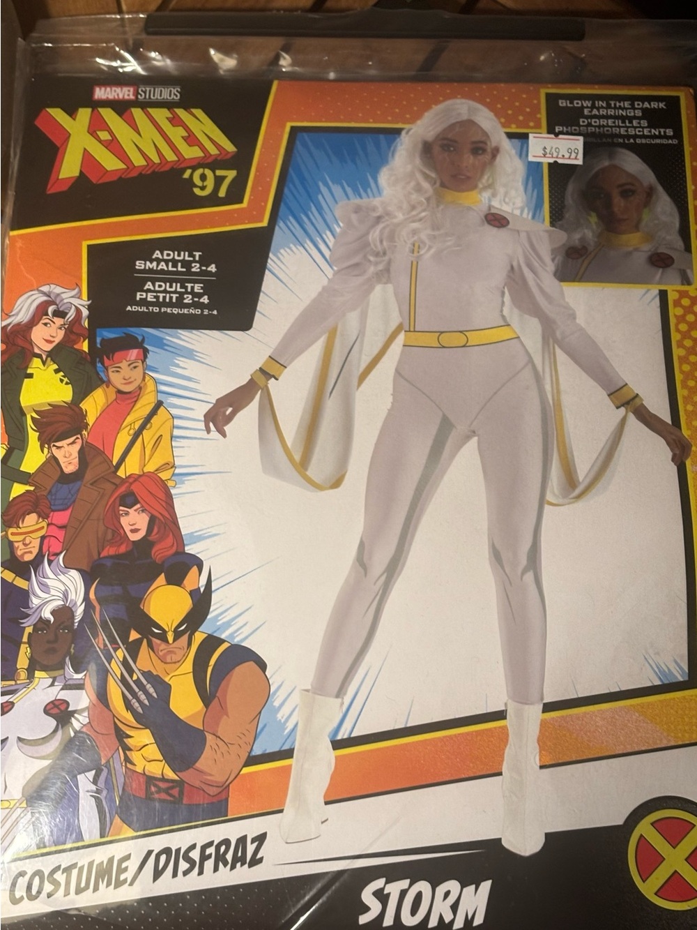 Marvel Storm White and Yellow X-Men Costume